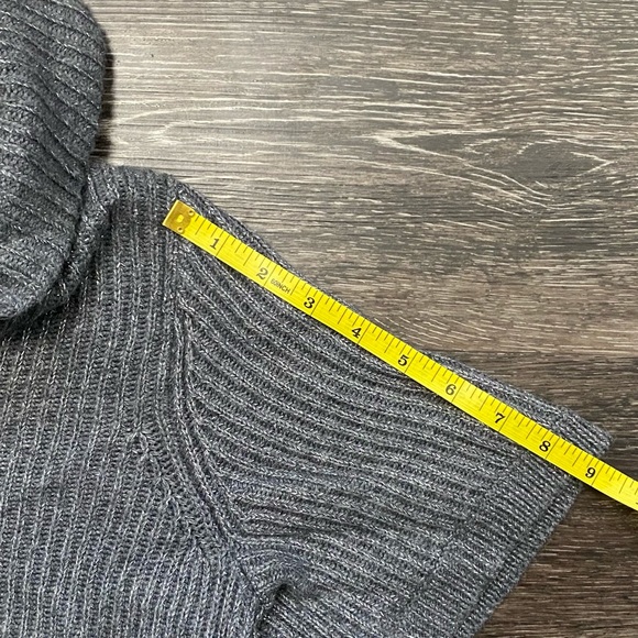 INC Concepts Cowl Neck Sweater Tunic Gray with Silver Thread Women’s Size 1X - Picture 11 of 13